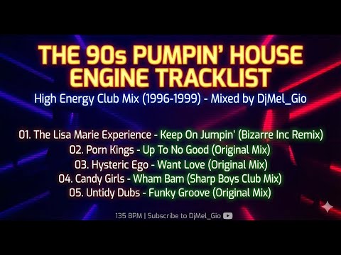 HYSTERIC EGO & 90s PUMPIN' HOUSE Classics Mix | ft. Lisa Marie Experience, Sharp Boys | DjMel_Gio