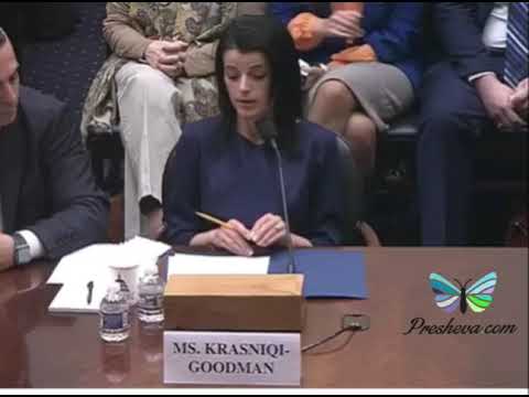 Heroina Vasfije Krasniqi dëshmon para kongresit amerikan përdhunimin nga forcat ushtarake serbe në l