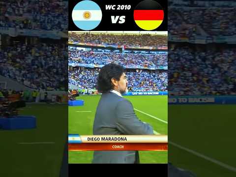 Argentina vs Germany | World Cup 2010 | German Domination in Quarter-Finals! 🏆🔥