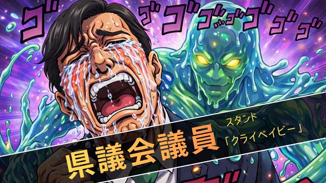 ジョジョに出てた頃の号泣議員【存在しない記憶シリーズ】