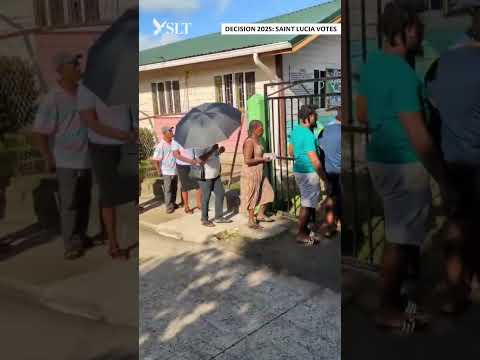 Long lines are seen in Vieux Fort North