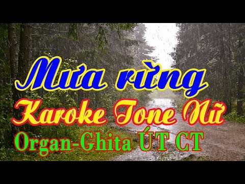 Karaoke Mưa Rừng Karaoke Tone Nữ