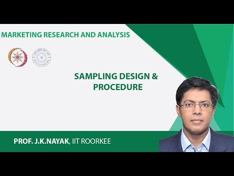 Lecture 15 Sampling Design Procedure