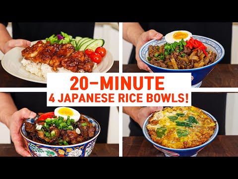 20-Minute Japanese Rice Bowl Recipes That Can Feed Your Whole Family 🔥