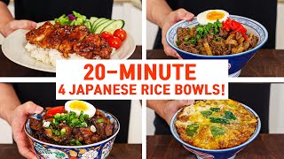 20-Minute Japanese Rice Bowl Recipes That Can Feed Your Whole Family 🔥