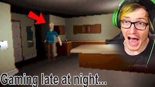 You&#39;re home alone, gaming late at night... DON&#39;T GO DOWNSTAIRS