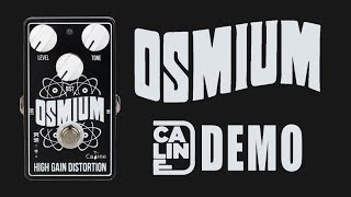 Video thumbnail for Caline - Osmium High Gain Distortion - Demo by Ryan Lutton