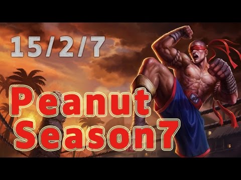 SKT T1 Peanut Leesin Jungle vs Rengar Patch 7.7