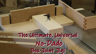 Perfect tablesaw box joints, any size, NO DADO! Easy to make and NOW WITH PLANS!