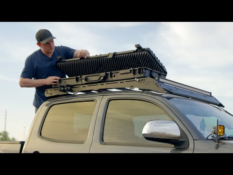 Mount a Pelican Case on a Prinsu Roof Rack on the Toyota Tacoma
