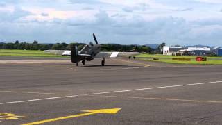 preview picture of video 'Battle of Britain Memorial Flight BBMF at Gloucestershire Airport, Staverton'