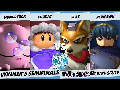 SNS5 SSBM - PewPewU & SFAT Vs. ChuDat & Hungrybox - Smash Melee Doubles Winner's Semifinals