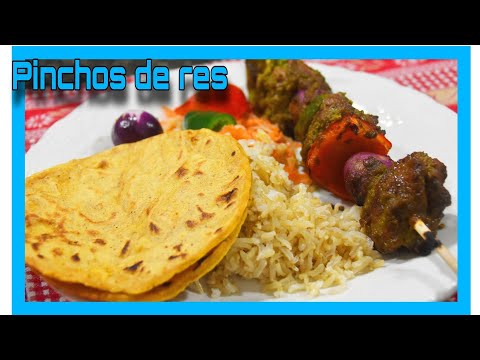 Pinchos de res Hondureño mi estilo Jampedrano