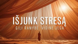 Meditacija ramybė vietoje nerimo