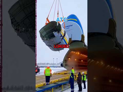 Antonov transportiert Wrackteile einer AN-225 😳
