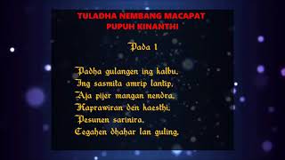 Download lagu SERAT WULANGREH PUPUH KINANTHI mp3