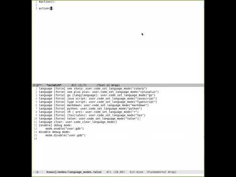 Language Modes: Talon Voice Commands For Your Favorite Programming Languages Inside Your IDE
