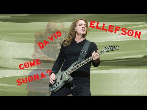 David Ellefson: Il bassista dei Megadeth, la sua tecnica e il suo stile