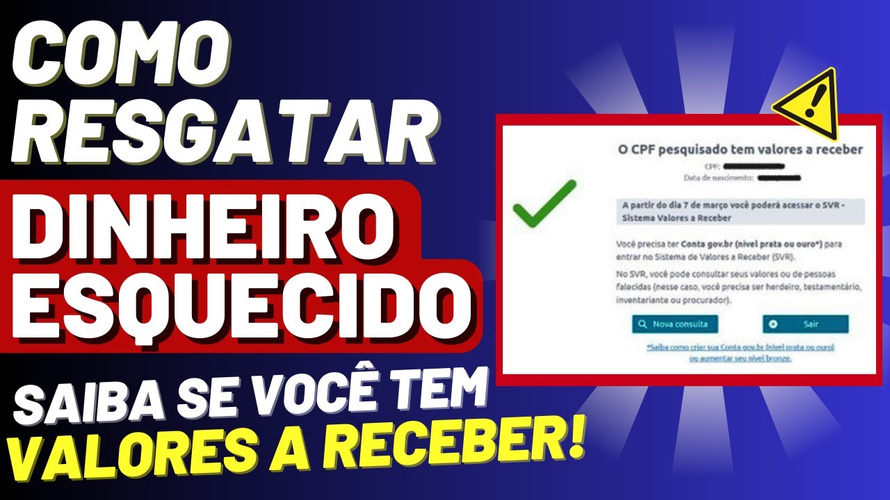 💰RESGATE DINHEIRO ESQUECIDO do BANCO CENTRAL - PASSO A PASSO COMPLETO 2024/2025 - VALORES A RECEBER