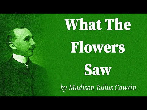 What The Flowers Saw by Madison Julius Cawein