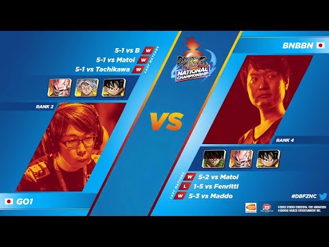 GO1 vs BNBBN - FT5 | Liga Nacional - Japón - Semana 4 | Dragon Ball FighterZ