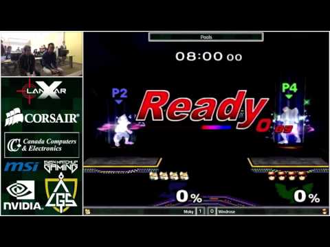 LANWAR X - Moky (Fox) vs Windrose (Falcon) - SSBM Pools