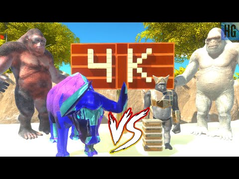 Goro, Gorgon and George Rampage VS  Primates and Fantasy Rivals + BONUS - 4K SPECIAL- ARBS