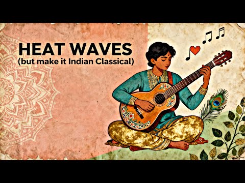 Heat Waves By Glass Animals But Make It Indian Classical (Instrumental)