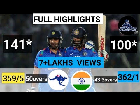 🔥 India's Greatest Chase: 360 Run Hunt vs Australia | Dhawan, Rohit & Virat Masterclass 🔥