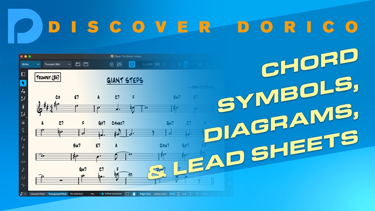 Jazz leadsheets for a complete beginner - Dorico - Steinberg Forums