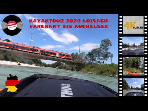 Kayak Tour 2024 auf der Loisach von Farchant bis Kloster Schäftlarn (Tag 1)