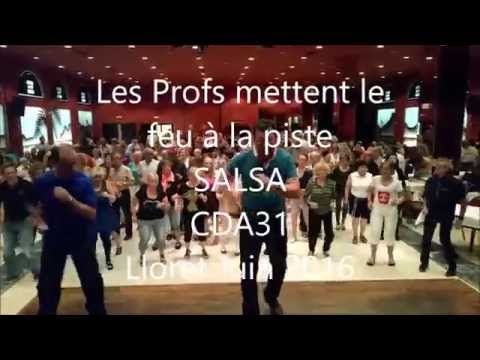 Les profs mettent le feu à la piste: salsa - CDA31 - Lloret de Mar - Juin 2016