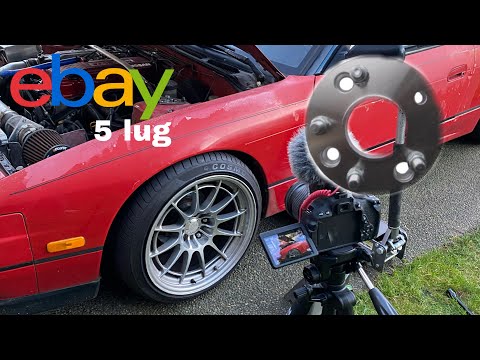 240sx $100 5 lug conversion!