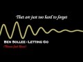 Ben Sollee - Letting Go (Lyric) 