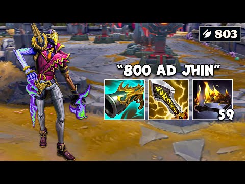 THE MAX AD HUBRIS JHIN TOP IS BROKEN (800 AD)