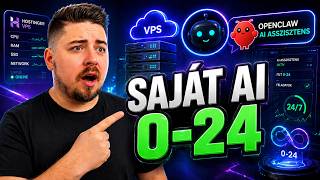 OpenClaw VPS-en! | Saját AI asszisztens 0–24-ben, Mac Mini nélkül?!