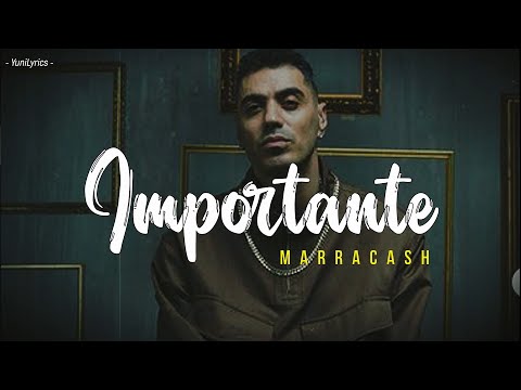 Marracash - IMPORTANTE (Lyrics/Testo)