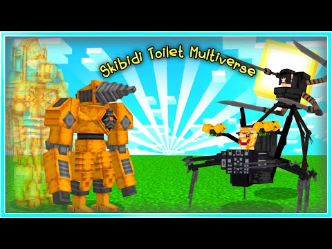 Insane New Multiverse Addon for Minecraft - Skibidi Toilet Madness