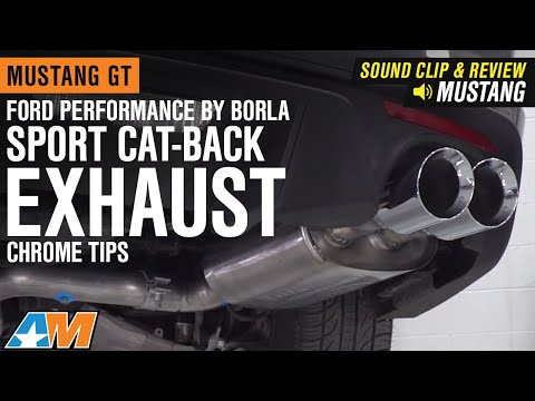 2018-2020 Mustang GT Ford Performance by Borla Sport Cat-Back Exhaust Sound Clip & Review