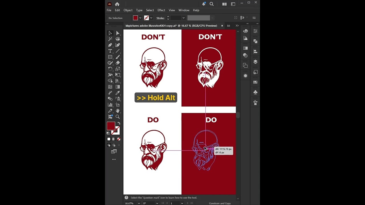 Adobe Illustrator Tips 2025 – How to Create a Logo on a Background with Matching Colors #kkpictures