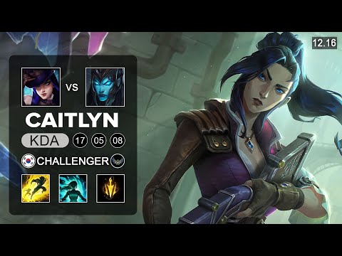 T1 Gumayusi Caitlyn vs Kalista ADC - KR Challenger - Patch 12.16 Season 12