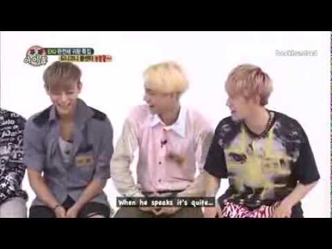 [ENGSUB] 130814 EXO Weekly Idol CUT! Handsomest ranked by Baekhyun