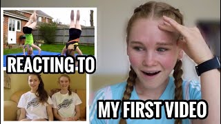 Reacting To My FIRST Ever Youtube Video!