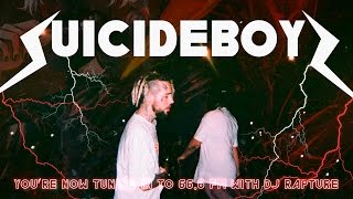 $UICIDEBOY$ - You&#39;re Now Tuning in to 66.6 FM with DJ Rapture / LIVE / ПЕРЕВОД / WITH RUSSIAN SUBS