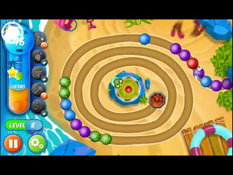 Marble Woka Woka Level 8 - NO BOOSTERS 🐢 | SKILLGAMING ✔️