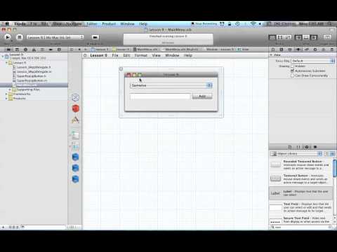 Cocoa Programming L9 - NSPopUpButton