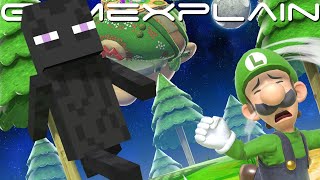 Minecraft Torments Luigi in New Smash Bros. Ultimate Pics + Sakurai's Pic of the Day