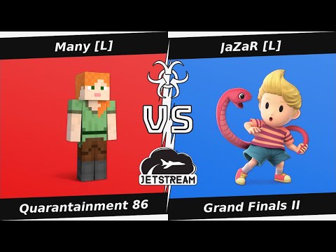 Quarantainment 86 Grand Finals II - Many [L] (Steve) Vs JaZaR [L] (Lucas) - SSBU