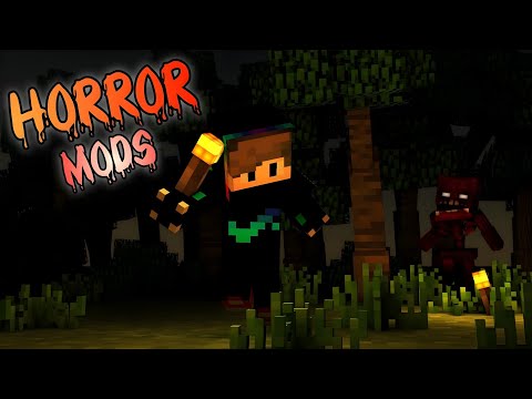 Top 5 epic horror mods for minecraft pe || minecraft horror mod || minecraft mods