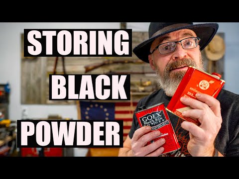 SAFE BLACK POWDER STORAGE